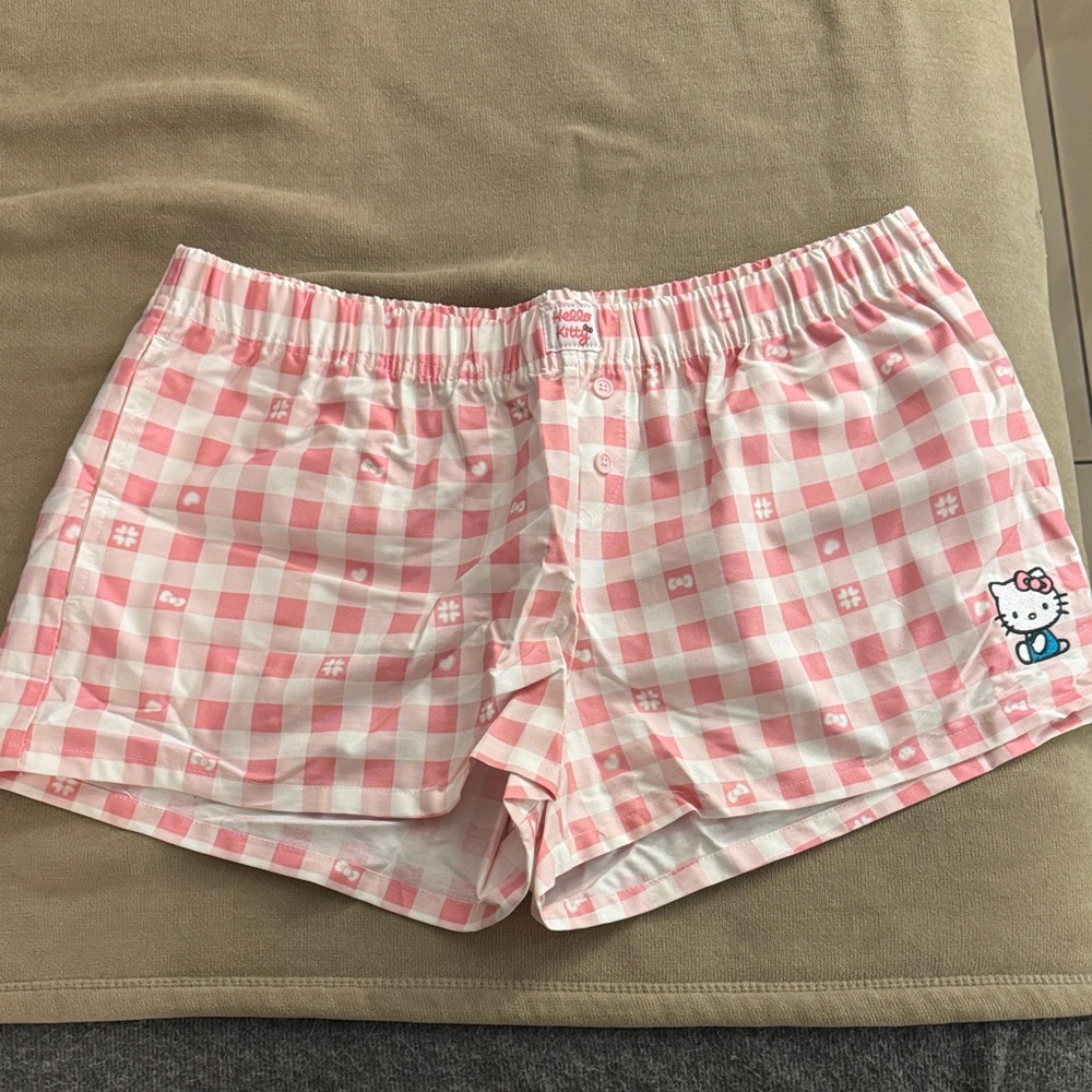 Hello Kitty Pink Gingham Women's Shorts